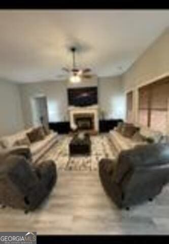 406 Clifton Rd, Perry, GA 31069 - living room with a fireplace