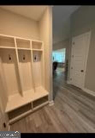 406 Clifton Rd, Perry, GA 31069 - mudroom with wood finished floors and baseboards