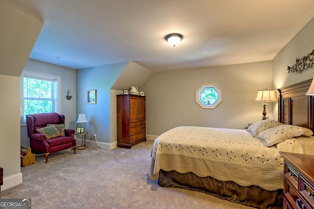 421 Hickory Nut Mountain Rd, Tallulah Falls, GA 30573 - bedroom with light carpet and baseboards