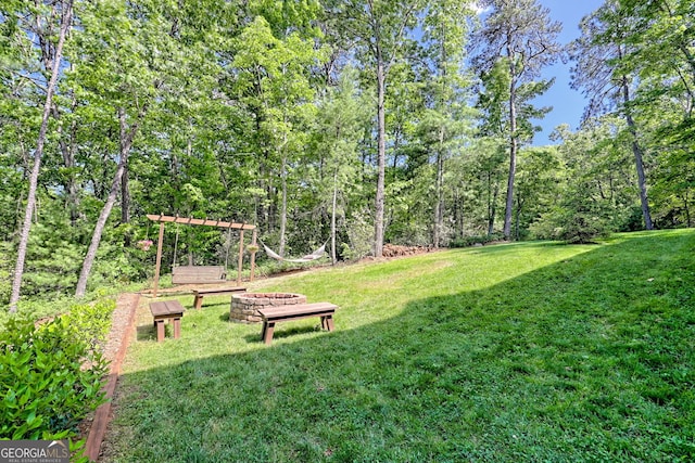 421 Hickory Nut Mountain Rd, Tallulah Falls, GA 30573 - view of green lawn