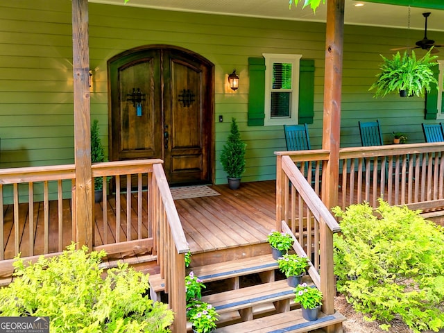 421 Hickory Nut Mountain Rd, Tallulah Falls, GA 30573 - entrance to property featuring covered porch
