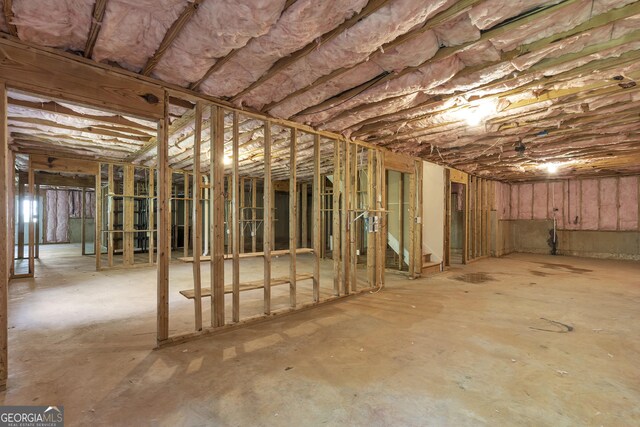 5523 River Valley Way, Flowery Branch, GA 30542 - view of unfinished below grade area