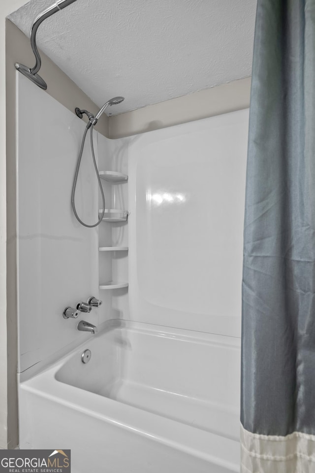 1322 Melford Dr, Columbus, GA 31907 - full bath with shower / tub combo and a textured ceiling
