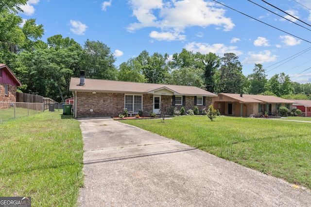 1322 Melford Dr, Columbus, GA 31907 - single story home with concrete driveway and brick siding