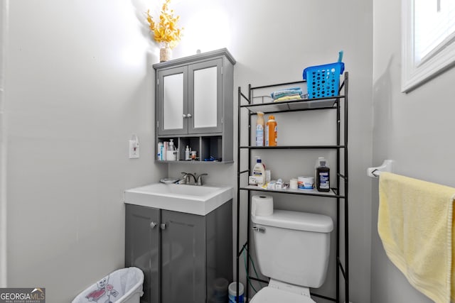 1322 Melford Dr, Columbus, GA 31907 - half bathroom featuring toilet and vanity