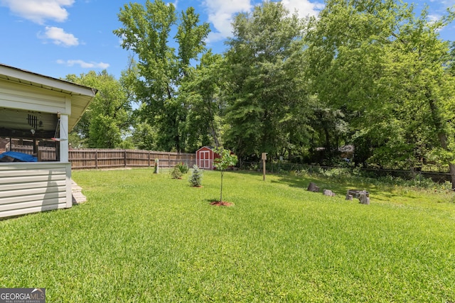 1322 Melford Dr, Columbus, GA 31907 - view of yard featuring view of wooded area