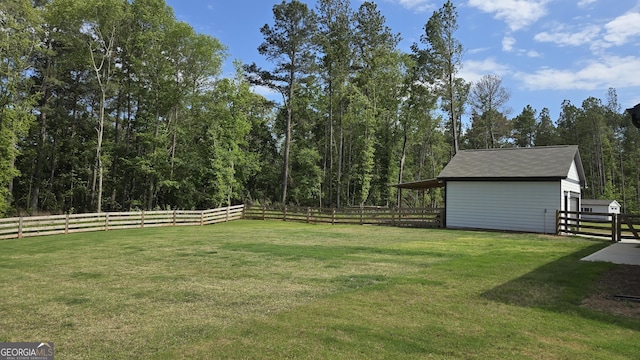 2321 Margaux Ct, Monroe, GA 30656 - view of yard with an outdoor structure