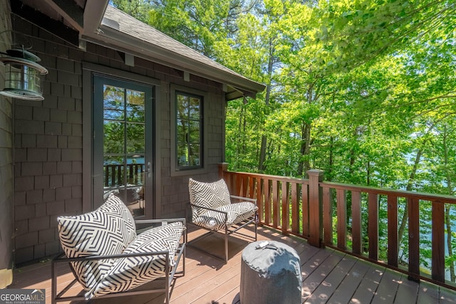 4334 Murray Cove Rd, Tiger, GA 30576 - view of wooden deck
