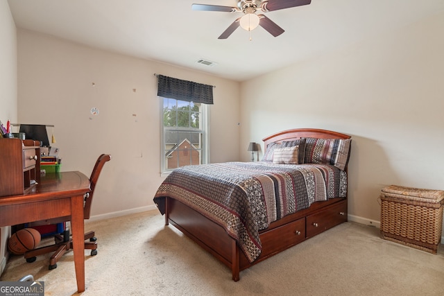 3476 Bridge Walk Dr, Lawrenceville, GA 30044 - bedroom with carpet, a desk, and baseboards