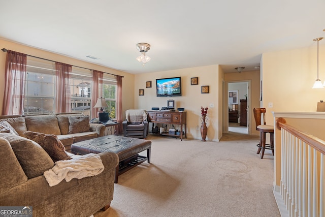 3476 Bridge Walk Dr, Lawrenceville, GA 30044 - living area featuring light colored carpet and baseboards