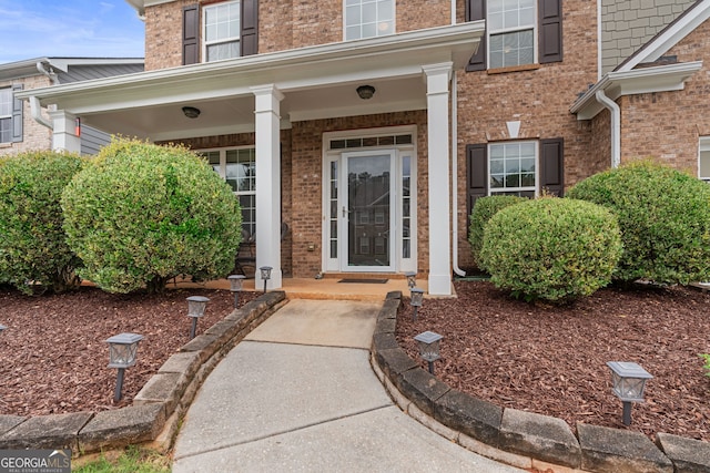 3476 Bridge Walk Dr, Lawrenceville, GA 30044 - entrance to property with brick siding and covered porch