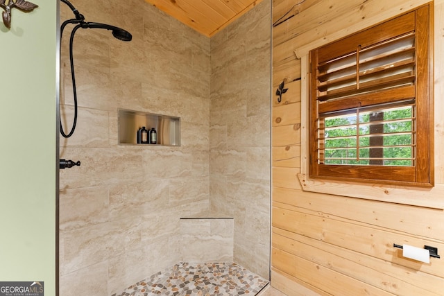 294 Turkey Trl, Jasper, GA 30143 - bathroom featuring a tile shower