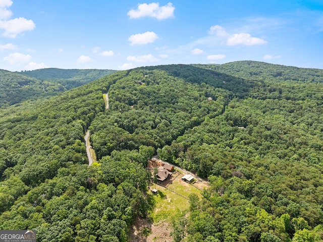 294 Turkey Trl, Jasper, GA 30143 - aerial view of a forest and a mountainous background