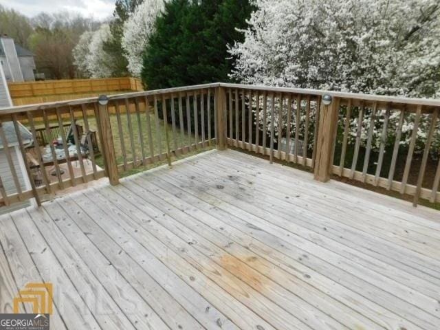 11657 Flemming Ct, Hampton, GA 30228 - view of wooden terrace