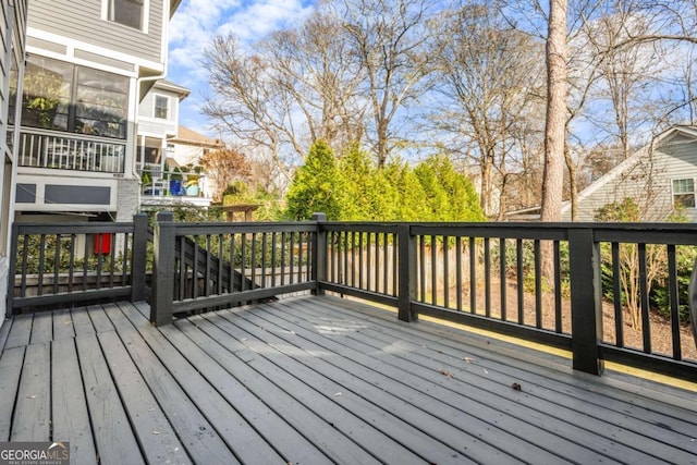 2603 Apple Valley Rd NE, Atlanta, GA 30319 - view of wooden terrace