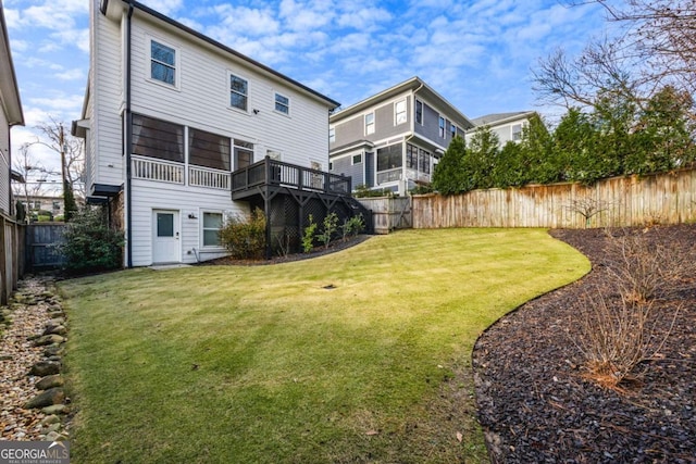 2603 Apple Valley Rd NE, Atlanta, GA 30319 - rear view of house featuring a fenced backyard