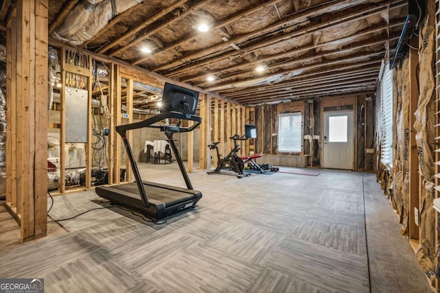 2603 Apple Valley Rd NE, Atlanta, GA 30319 - workout area with carpet flooring