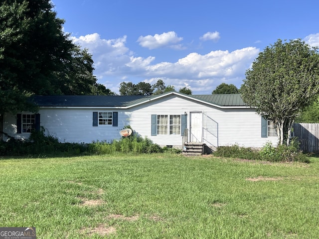 542 Southern Pines Rd, Dublin, GA 31021 - view of front of property featuring entry steps and metal roof