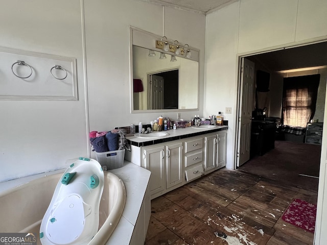 542 Southern Pines Rd, Dublin, GA 31021 - full bath with double vanity and a tub