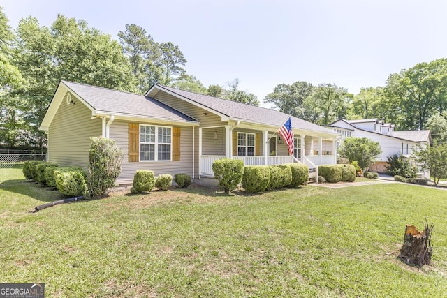 4407 Jones Rd, Macon, GA 31216 - single story home with a porch and a shingled roof