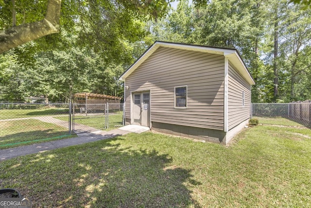 4407 Jones Rd, Macon, GA 31216 - view of property exterior featuring a gate