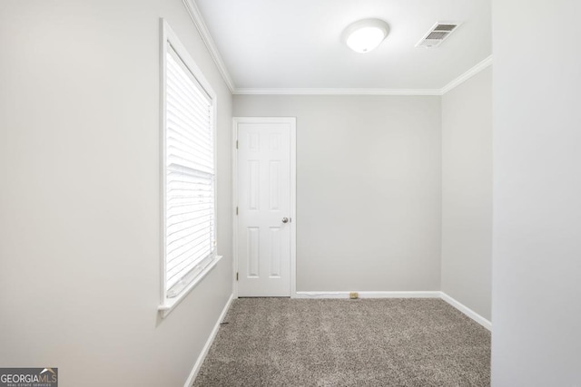 757 Silver Springs Dr, Macon, GA 31210 - carpeted spare room featuring ornamental molding and baseboards