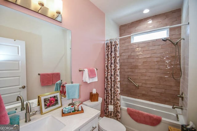132 Fairview Meadows Dr, Demorest, GA 30535 - bathroom with vanity and shower / tub combo
