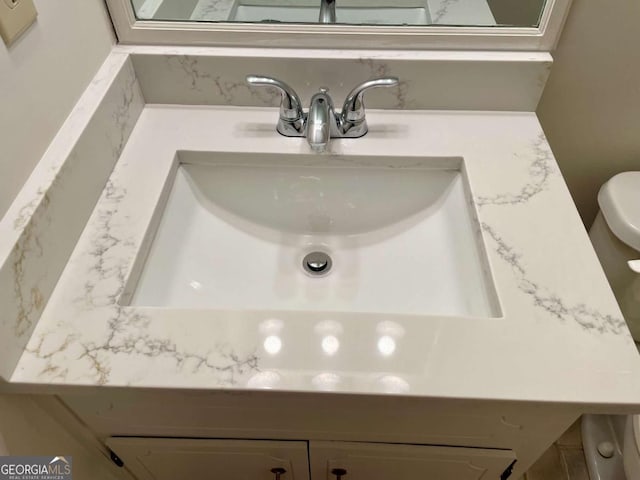 1028 Gate Post Ln, Lawrenceville, GA 30044 - bathroom view of vanity and toilet