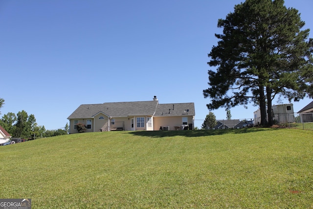 239 Ferguson Ave, Locust Grove, GA 30248 - view of front of house featuring a chimney