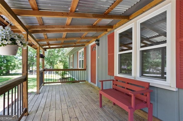 444 Polk Ln, Dallas, GA 30132 - view of deck