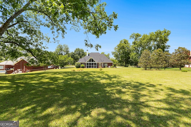 125 Lake Park Dr, Sharpsburg, GA 30277 - view of green lawn