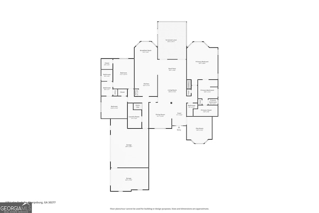125 Lake Park Dr, Sharpsburg, GA 30277 - room layout