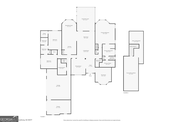 125 Lake Park Dr, Sharpsburg, GA 30277 - floor plan / room layout