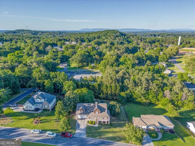 211 Westwood Dr, Calhoun, GA 30701 - drone / aerial view of a heavily wooded area