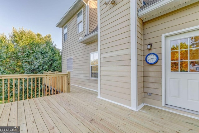 211 Westwood Dr, Calhoun, GA 30701 - view of wooden deck