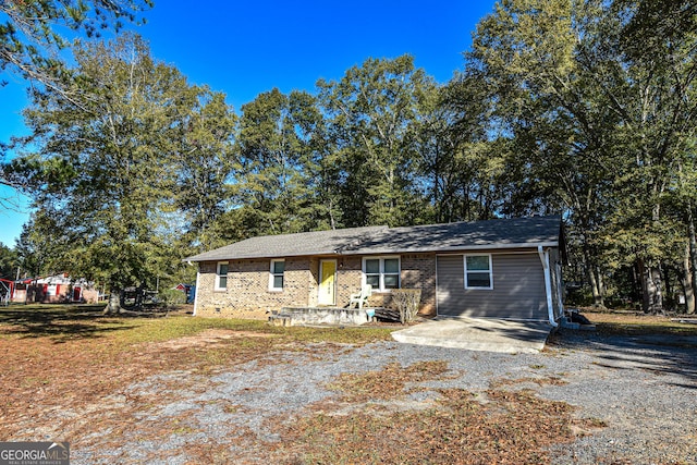 246 Shiloh Rd, Jenkinsburg, GA 30234 - view of ranch-style home
