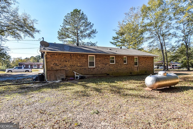 246 Shiloh Rd, Jenkinsburg, GA 30234 - rear view of house with brick siding