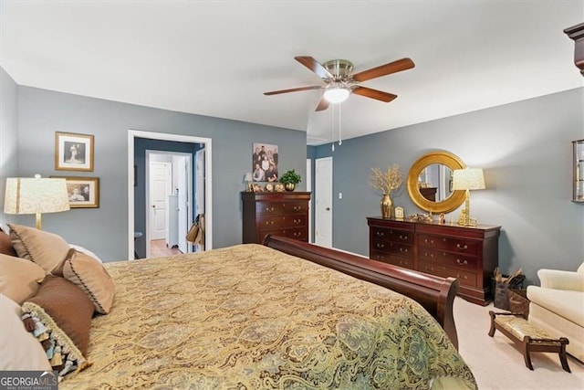 3544 Chestatee Dr, Marietta, GA 30062 - bedroom with a ceiling fan and carpet