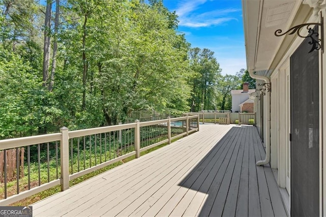 3544 Chestatee Dr, Marietta, GA 30062 - view of deck
