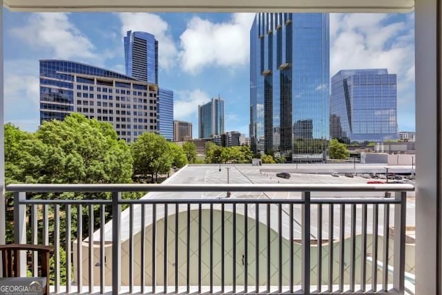 3338 Peachtree Rd NE Unit 508, Atlanta, GA 30326 - balcony with a view of skyline