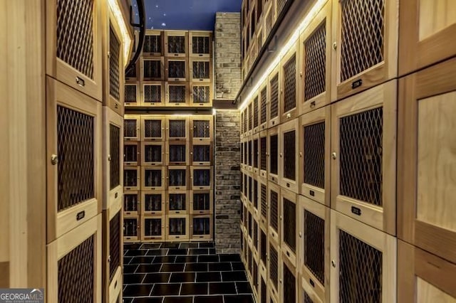 3338 Peachtree Rd NE Unit 508, Atlanta, GA 30326 - wine cellar featuring dark tile patterned floors