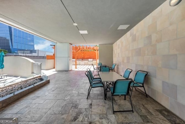 3338 Peachtree Rd NE Unit 508, Atlanta, GA 30326 - view of patio / terrace with outdoor dining space