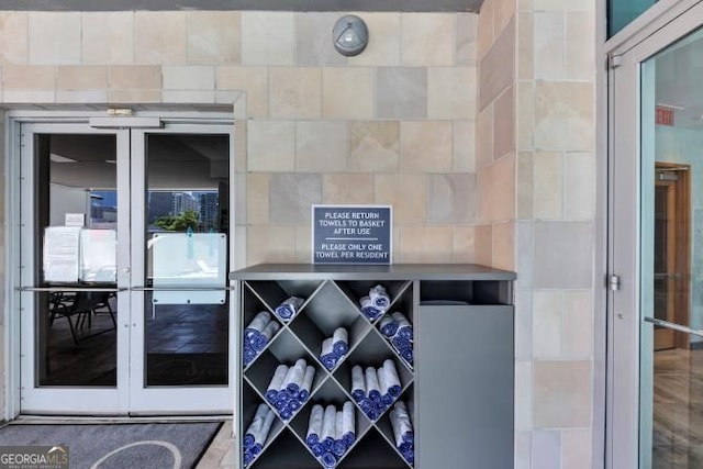 3338 Peachtree Rd NE Unit 508, Atlanta, GA 30326 - exterior view of french doors