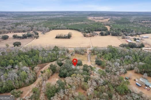 4369 River Rd, Folkston, GA 31537 - aerial overview of property's location featuring rural landscape