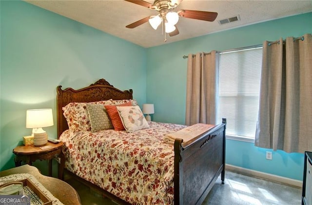 809 Longbranch Ln, Douglasville, GA 30134 - carpeted bedroom featuring ceiling fan and baseboards