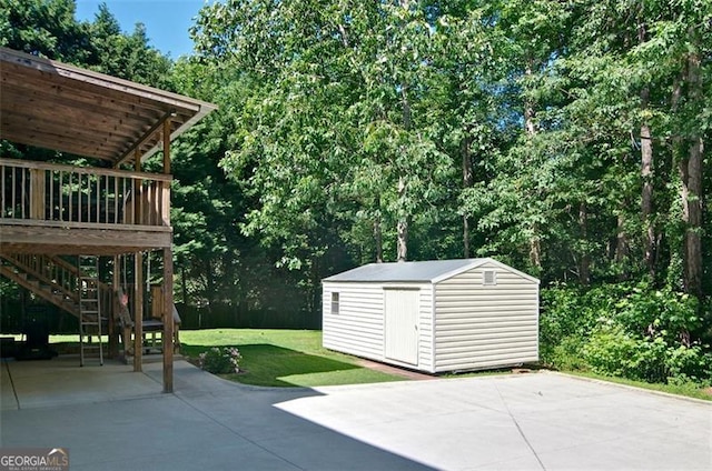809 Longbranch Ln, Douglasville, GA 30134 - view of patio / terrace featuring stairs and a wooden deck