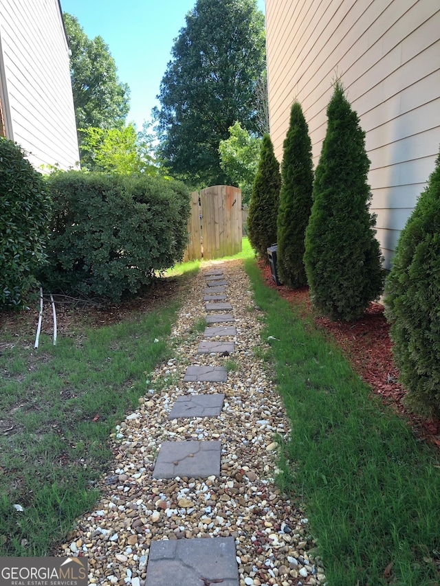 3692 Ramsey Cir, Atlanta, GA 30331 - view of yard with a gate
