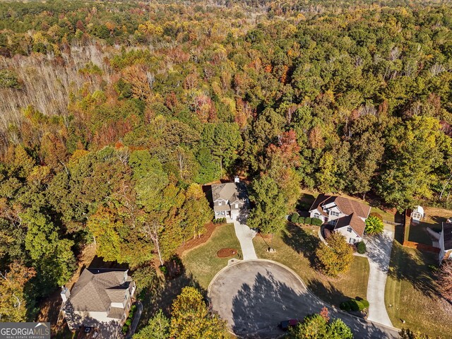 1412 Short Ct, Mcdonough, GA 30252 - aerial overview of property's location with a forest