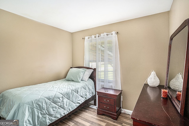 992 Brian Ln, Forest Park, GA 30297 - bedroom with wood finished floors and baseboards