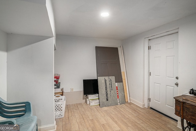 992 Brian Ln, Forest Park, GA 30297 - living area with wood finished floors and recessed lighting